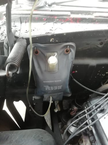 Customer photo review of Aluminium Washer Tank Vertical 1.5Ltr With Pump