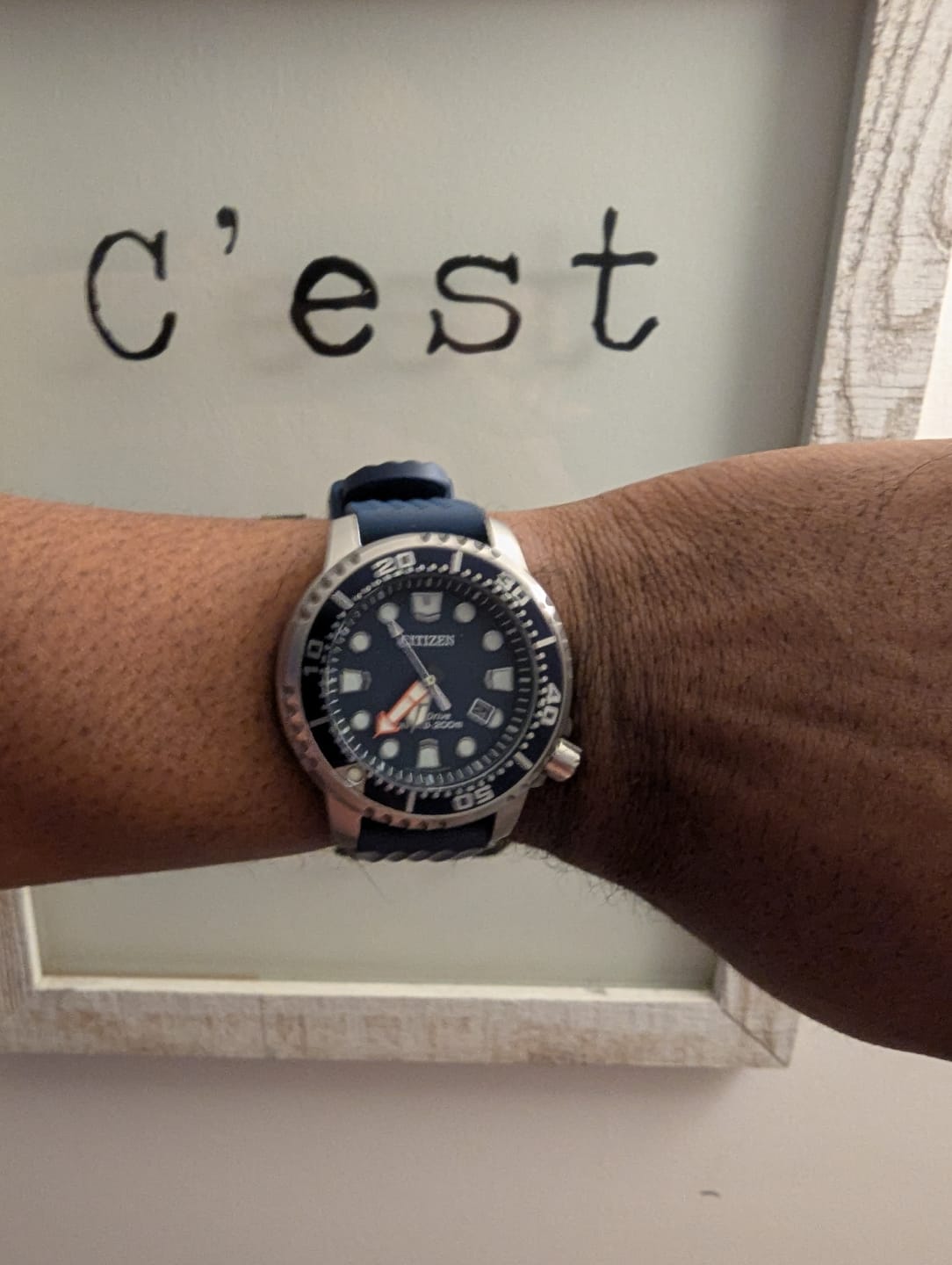 Customer photo review of Waffle Rubber - Blue