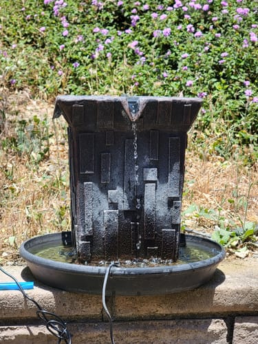 Customer photo review of Fortezza Cordless Fountain Tower