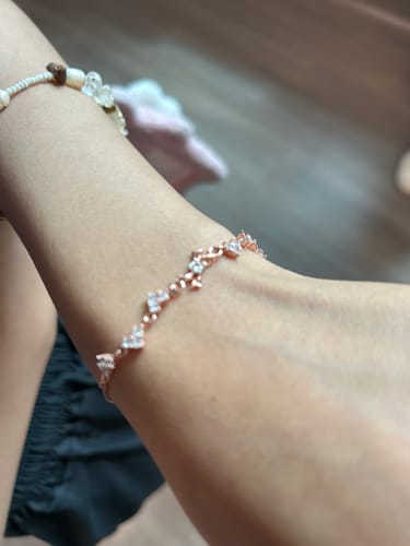 Customer photo review of Diana Bow Bracelet