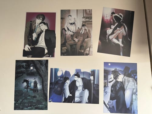 Customer photo review of Under the Greenlight : In Dreams x Mofun - AU Postcard Set