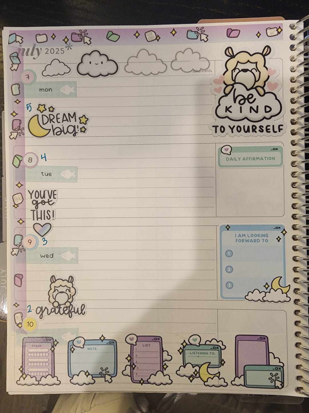 Customer photo review of Bright & Positive Collection Sticker Sheets