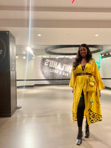 Customer photo review of Mahogany Kimono