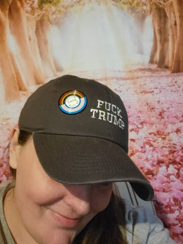 Customer photo review of You Are Safe With Me Pin