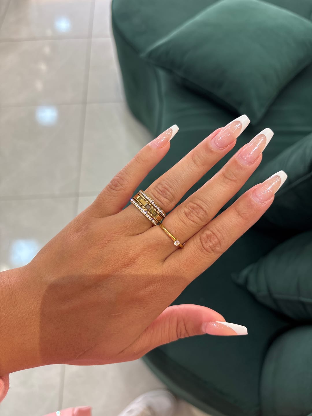 Customer photo review of Anel Impulse Banhado em Ouro 18K