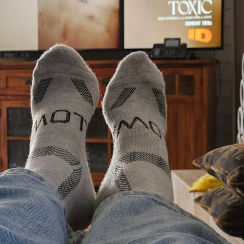Customer photo review of Men's Alpaca Socks