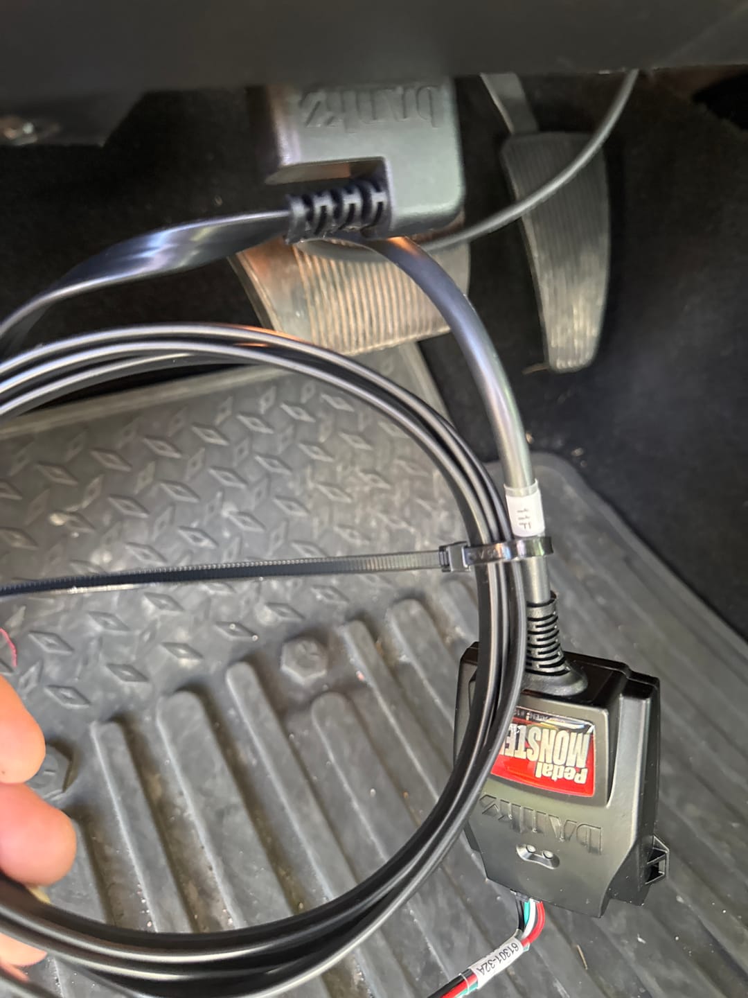 Customer photo review of 2007-2025 Cummins/Duramax/Powerstroke/Ecodiesel PedalMonster (64310)