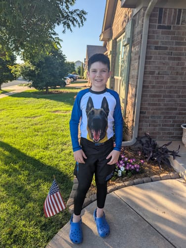 Customer photo review of Build Your Own - Rashguard / Compression Top