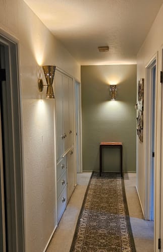 Customer photo review of Starry 2-Light Hourglass Wall Sconce