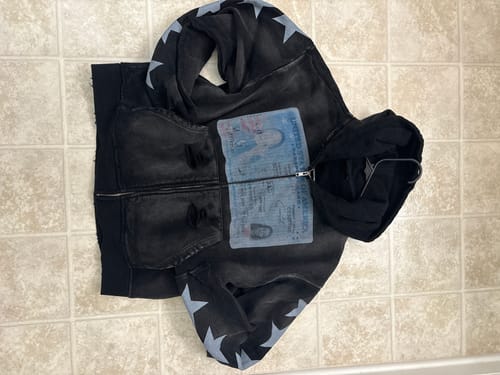 Customer photo review of "FU" BLACK MARIAH ZIP UP