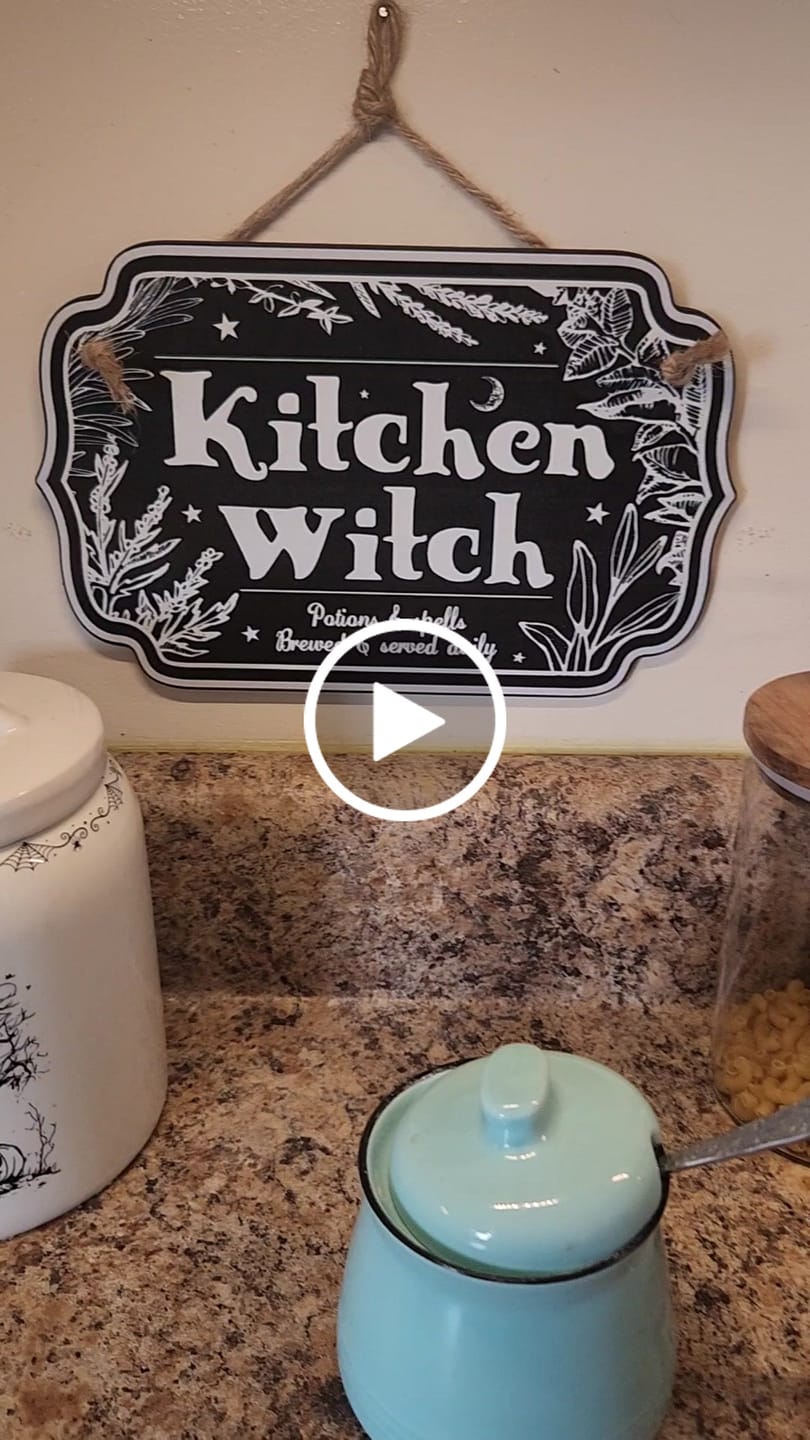 Customer video review of Witchy Décor Wooden Sign