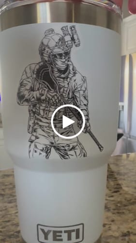Customer video review of Crispy Operator - Vinyl Sticker