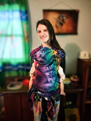 Customer photo review of Jurassic Park New Era Wrap-Tai Mei Tai by LennyLamb