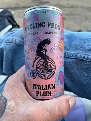 Customer photo review of Italian Plum THC Seltzer, 6pk