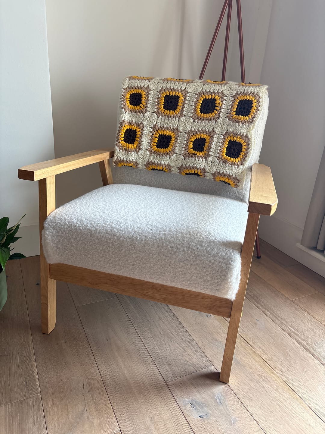 Customer photo review of Plain Boucle Fabric