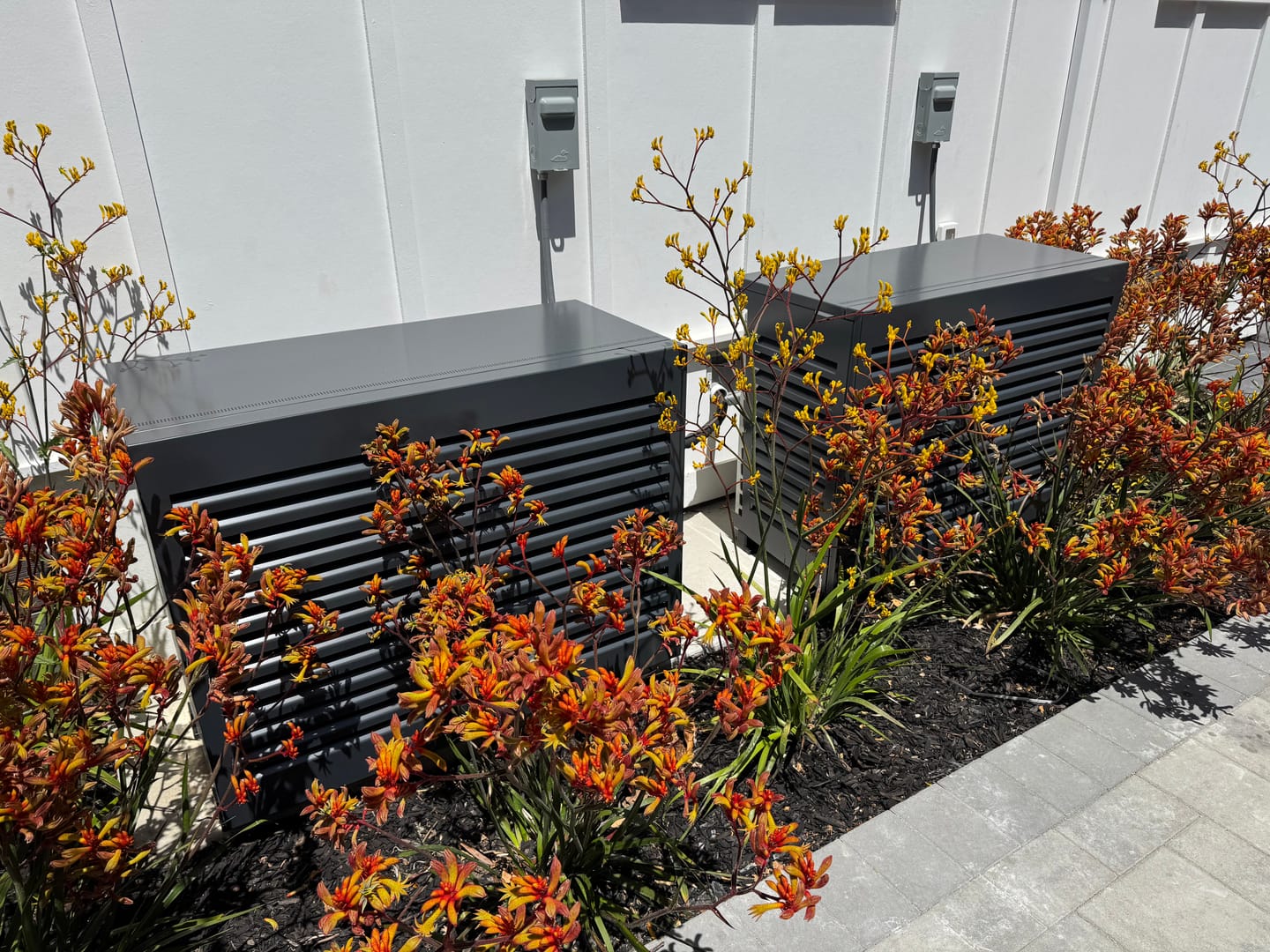 Customer photo review of Mini-Split AC Cover - Black
