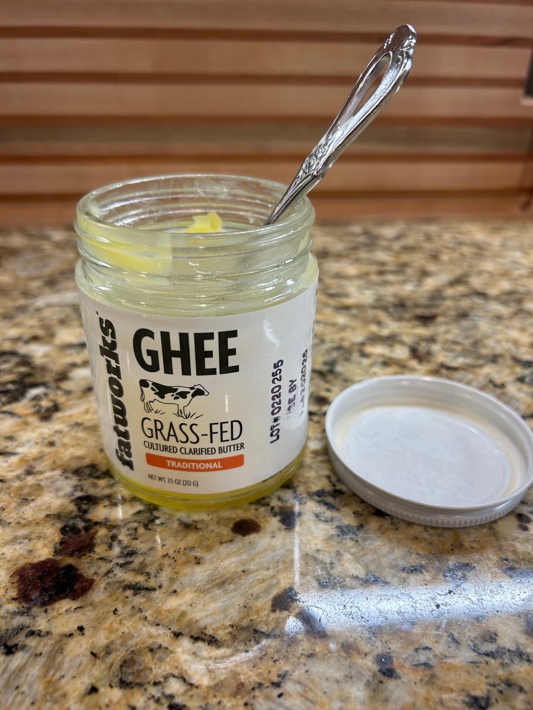 Customer photo review of Cultured Ghee from Organic Butter (7.5 oz)