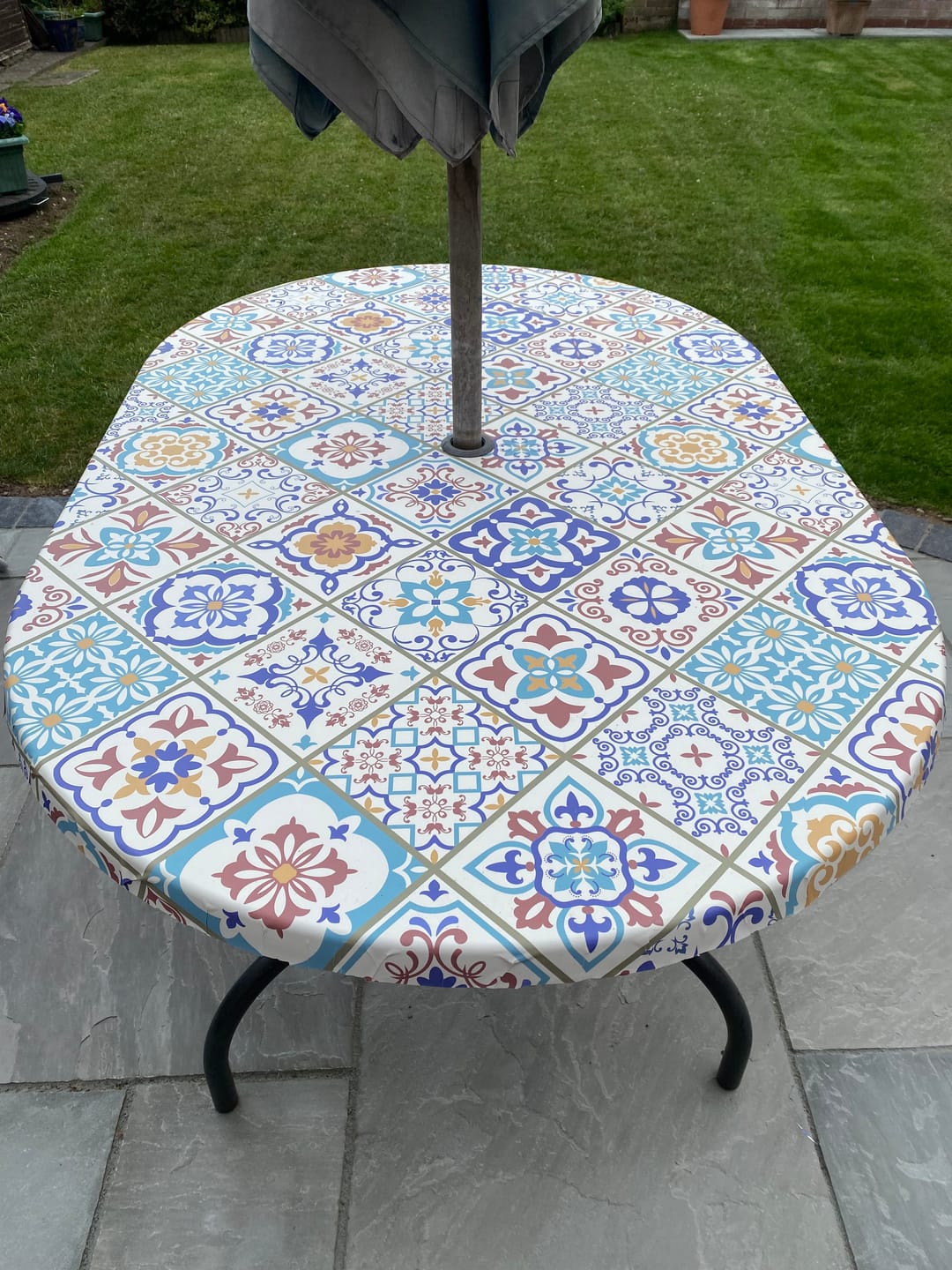Customer photo review of Codelic - Colourful Spanish Tiles Vinyl Furniture Wrap