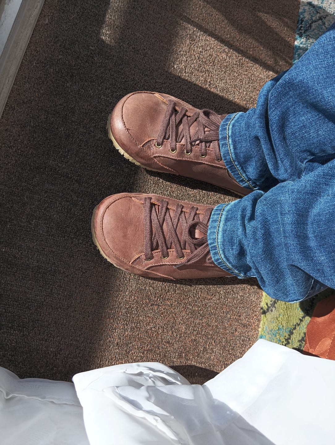 Customer photo review of Zapatilla A1. Café