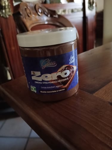 Customer photo review of Crema proteica gusto nocciola e cacao