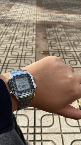 Customer photo review of Reloj Casio Vintage A178WA-1ADF Plateado SEGUNDA MANO