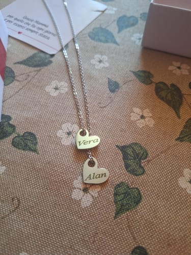 Customer photo review of NUMERO CIONDOLI CUORE