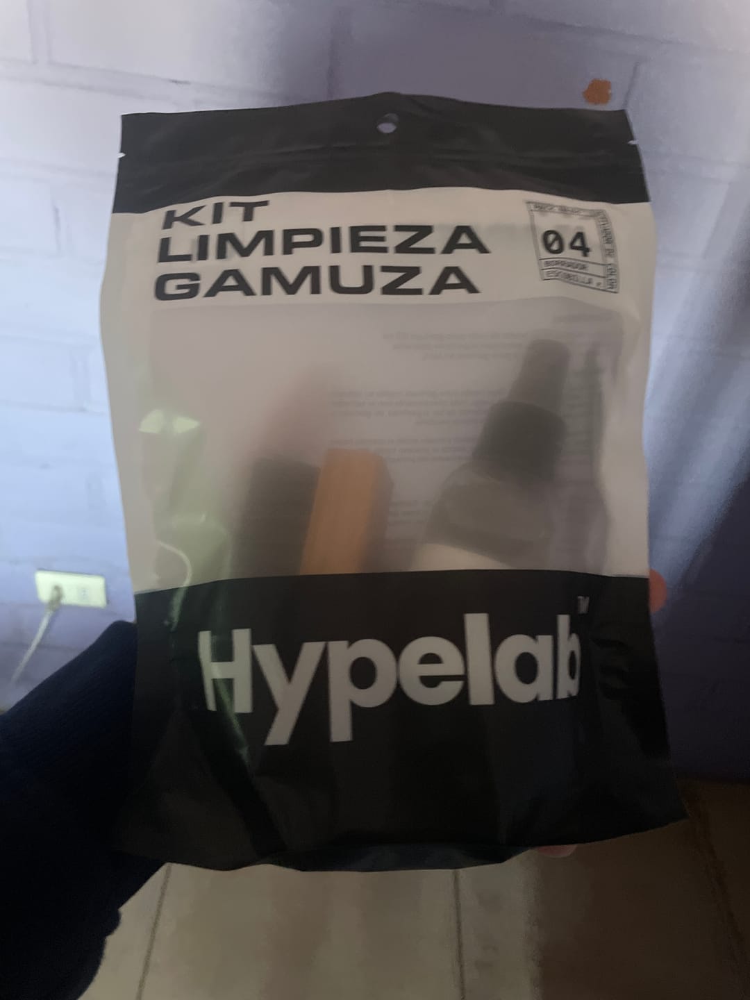 Customer photo review of Kit de limpieza suede