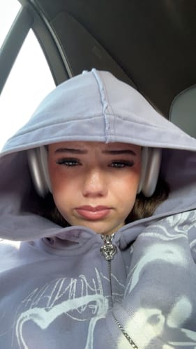 Customer photo review of W555 Bad Idea Hoodie