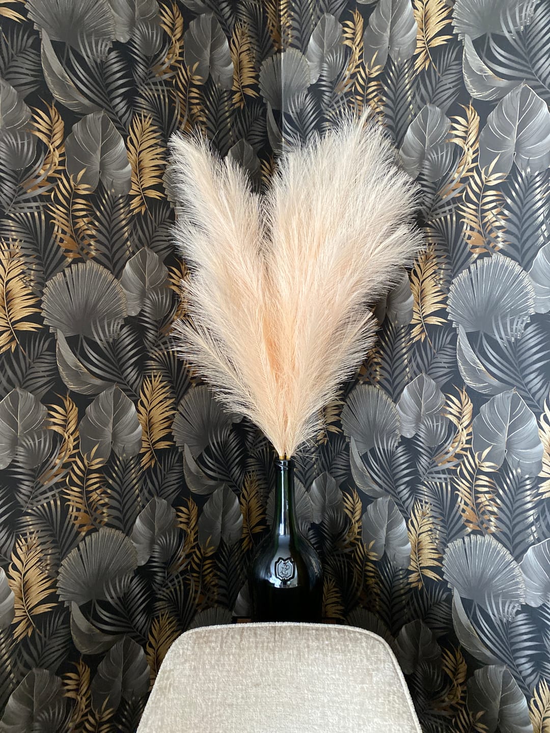 Customer photo review of Pampas 110cm (3 tiges)- Crème