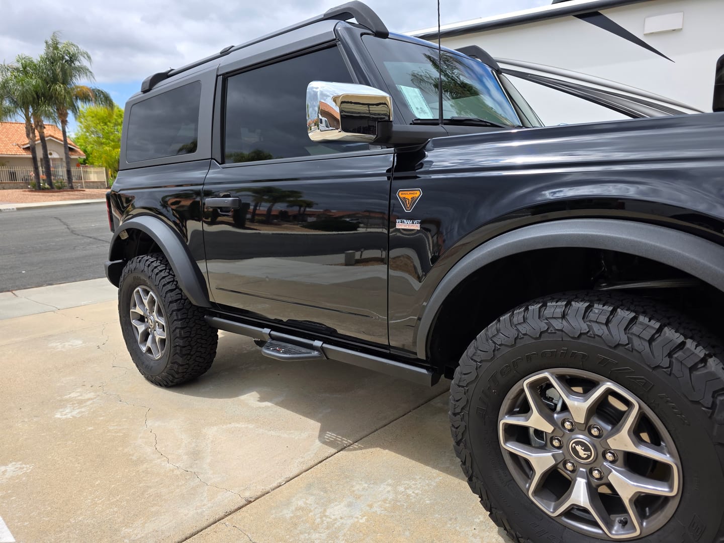 Customer photo review of VIETNAM VET EDITION Metal Sticker Car Badge