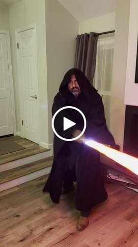 Customer video review of Kyle hero saber