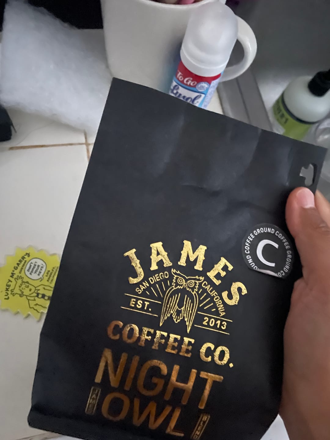 Customer photo review of Night Owl Blend