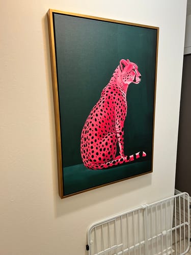 Customer photo review of Pink Cheetah Print