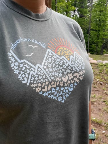 Customer photo review of Next Adventure Premium Tee