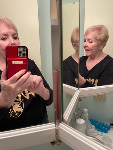 Customer photo review of Liftlab Sculpting Serum