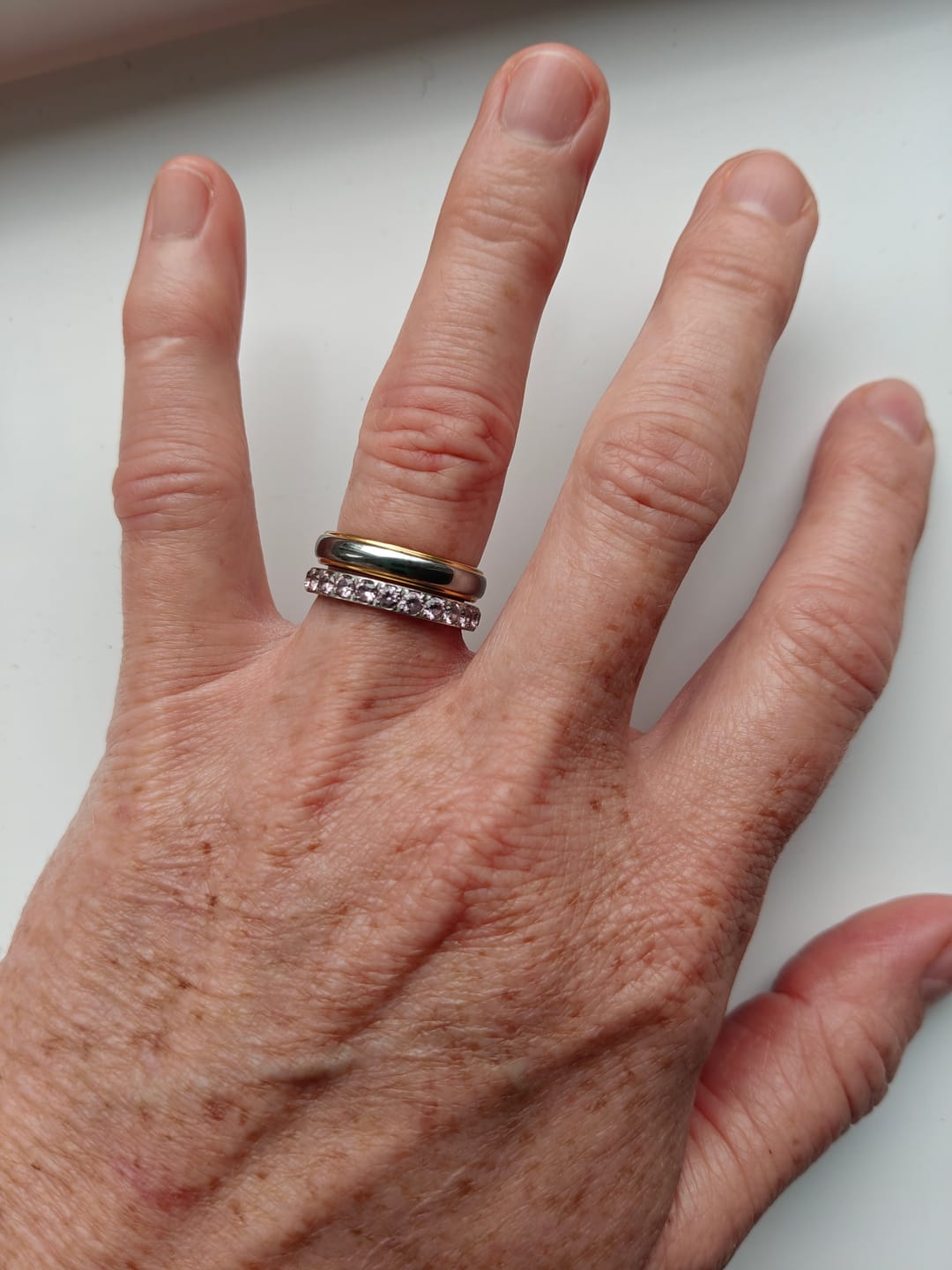 Customer photo review of The Vulcan Mirror Wonder Ring Set