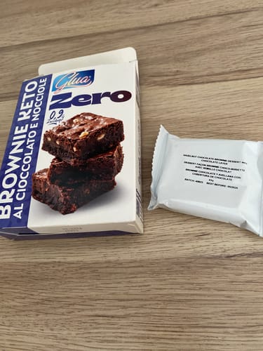 Customer photo review of Brownie keto al cioccolato