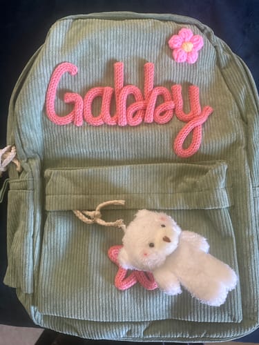 Enam M. review of KNIT & CARRY – Personalized Knitted Backpack image 1 out of 1