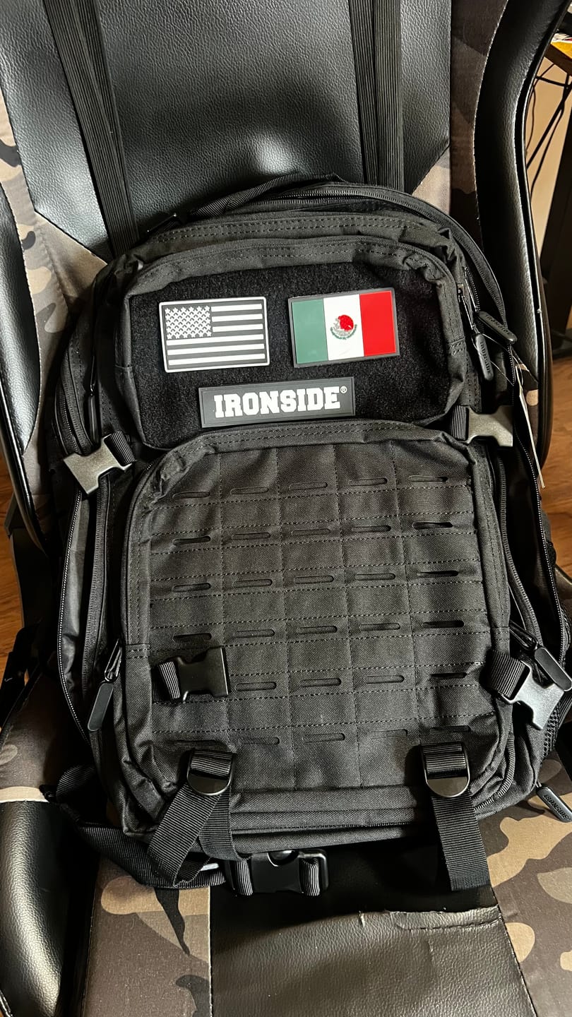 Customer photo review of Mochila IRONSIDE
