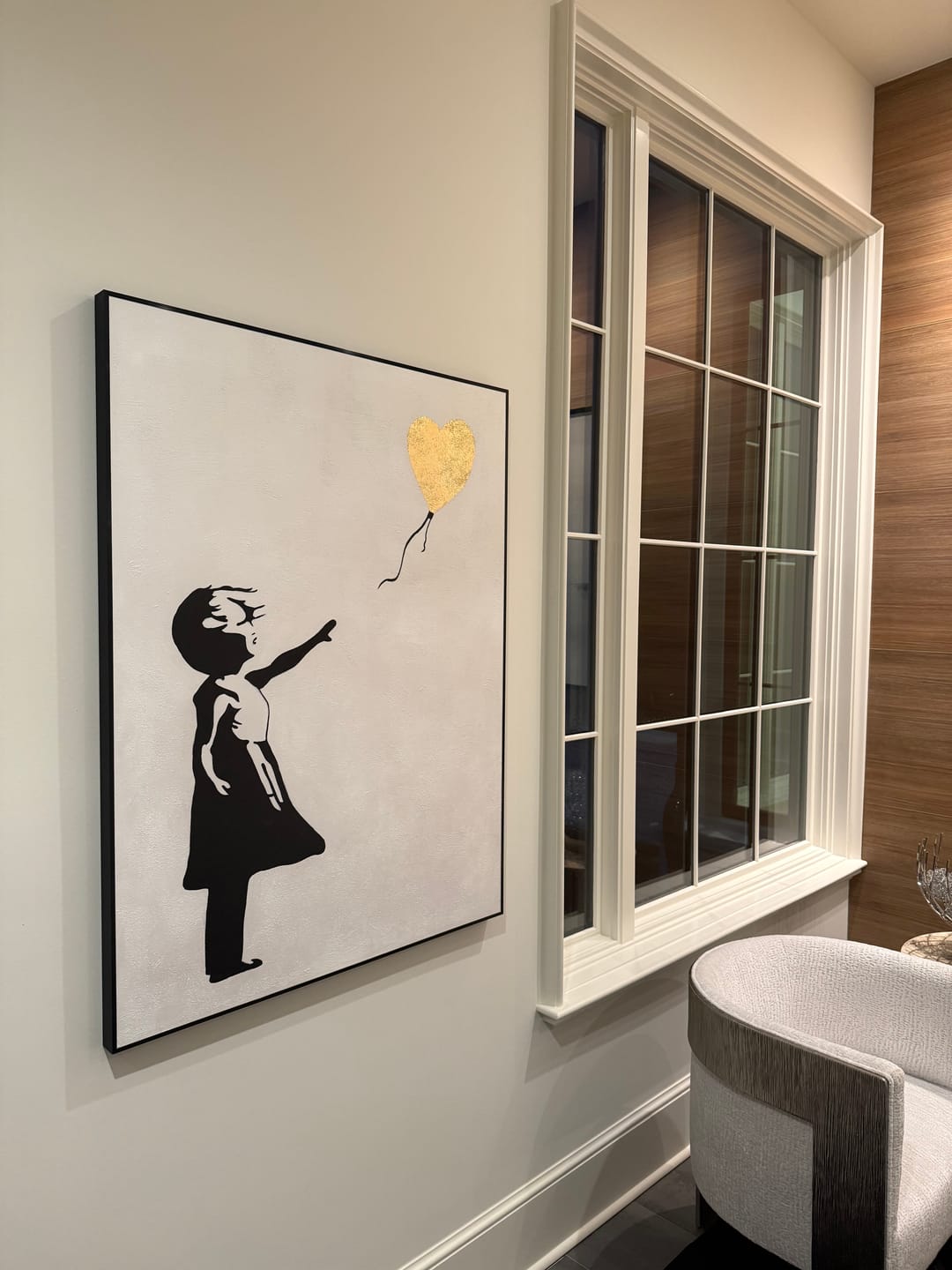 Customer photo review of Banksy Girl with Balloon