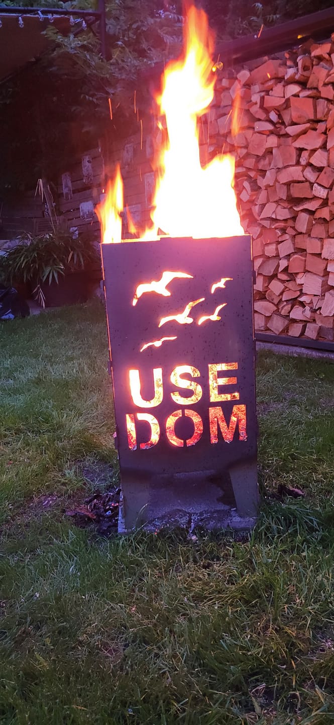 Customer photo review of Feuertonne Usedom aus edlem Stahl
