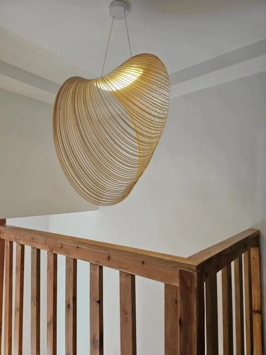 Customer photo review of Home Decor Wood Art LED Chandelier, Dimmable