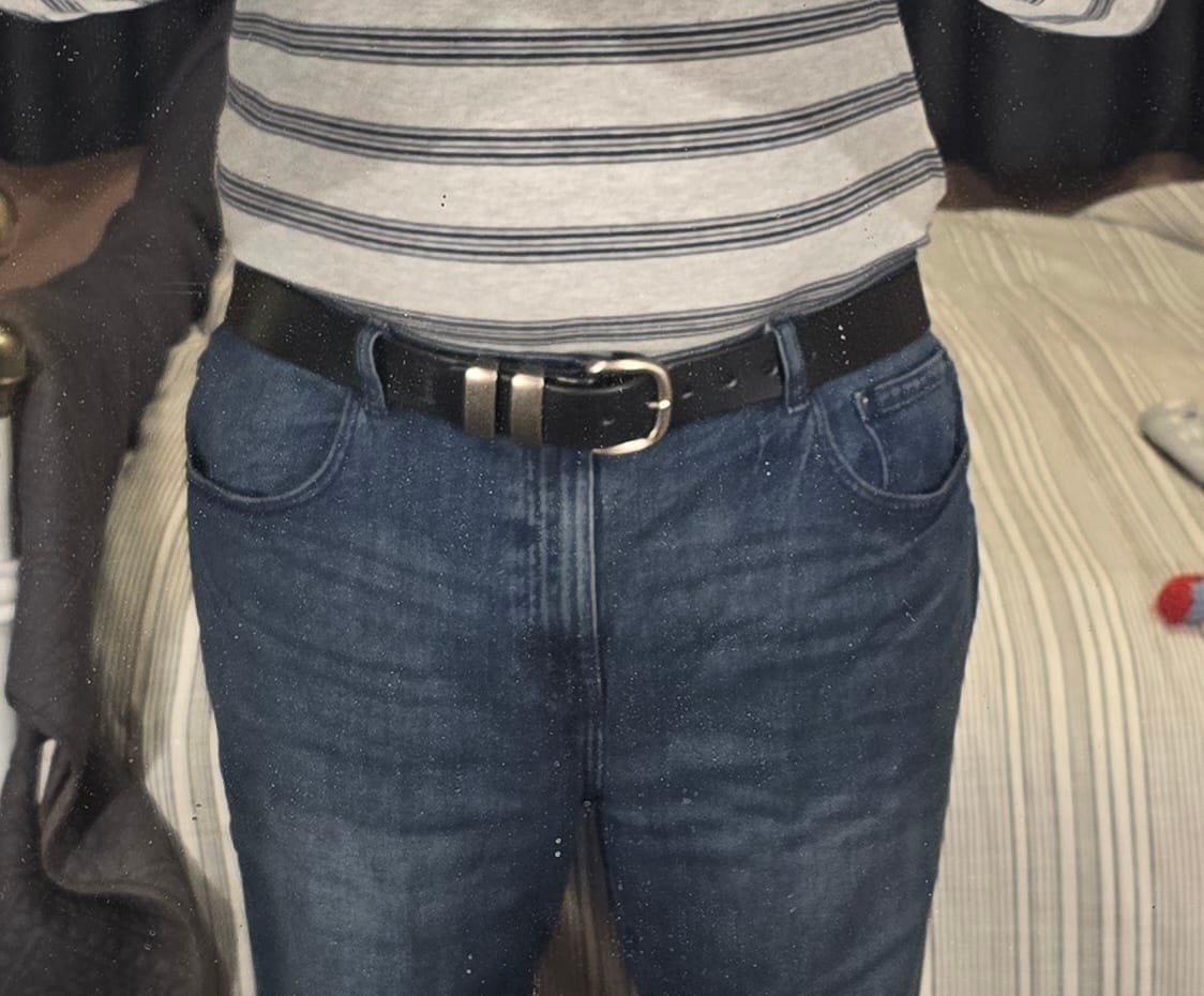 Customer photo review of 38mm | Double Keeper | Black Casual Belt