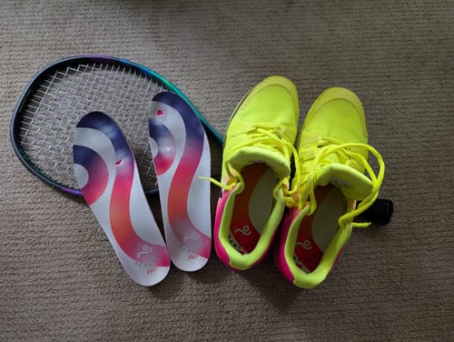 Customer photo review of Game Day Pro Performance Insoles