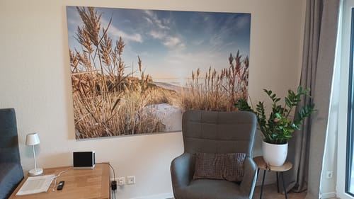 Customer photo review of Alu-Dibond Bild | Urlaub am Meer | Querformat