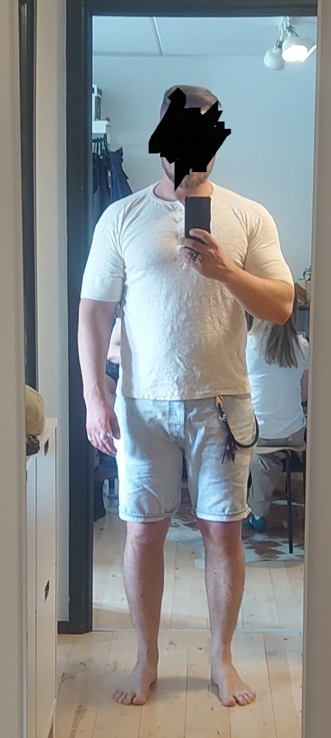 Customer photo review of 1890s Slub Cotton Henley T-Shirt