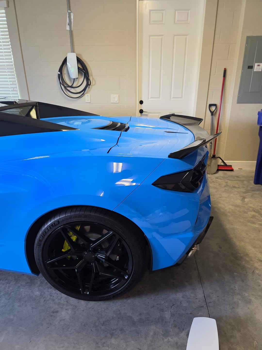 Customer photo review of Chevrolet Corvette C8 Rear Ducktail Spoiler