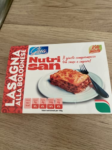 Customer photo review of Lasagna proteica alla bolognese
