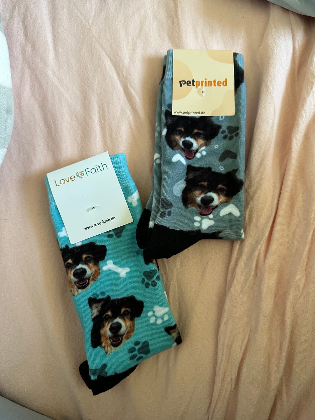 Customer photo review of Dein Foto - Individuelle Socken