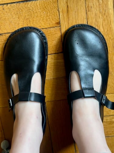 Customer photo review of Women Summer Leather Soft Flat Shoes